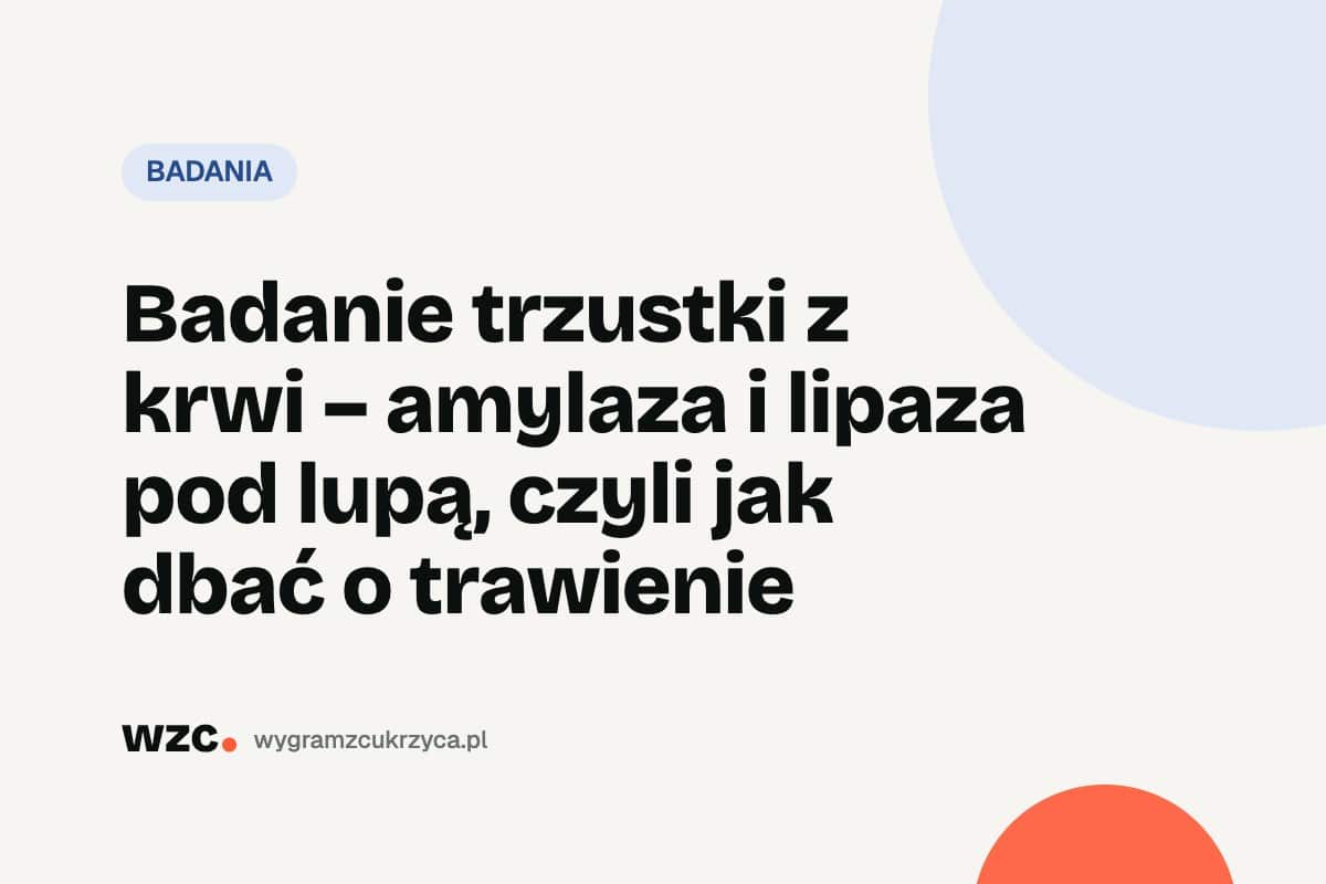Badanie trzustki z krwi – amylaza i lipaza pod lupą, czyli jak dbać o trawienie