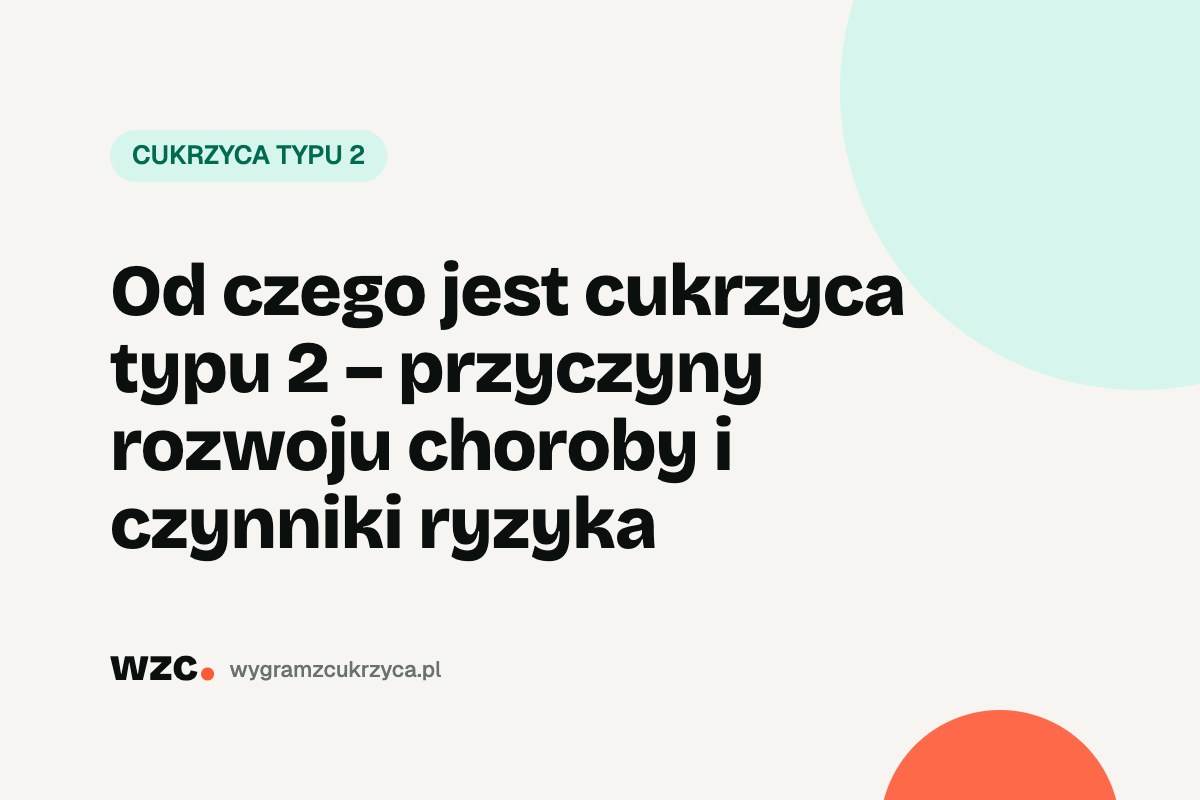 Od czego jest cukrzyca typu 2? Przyczyny, ryzyko i różnice względem typu 1 16 Od czego jest cukrzyca typu 2? Przyczyny, ryzyko i różnice względem typu 1