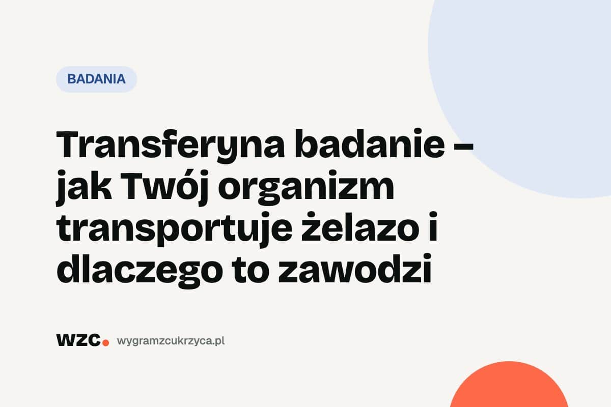 Transferyna badanie – jak Twój organizm transportuje żelazo i dlaczego to zawodzi